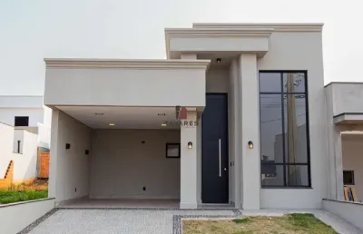 Casa em condomínio com 3 suítes na vila monte alegre em paulínia-sp: 140m², 2 vagas de garagem