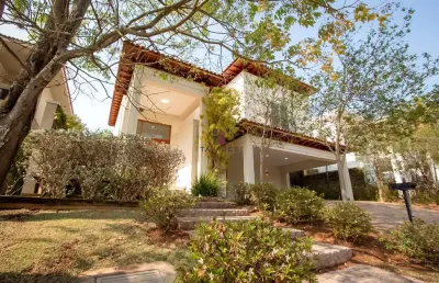 Luxuosa casa em condomínio à venda em campinas-sp, alphaville dom pedro: 4 quartos, 4 suítes, 3 salas, 4 vagas, 400m².