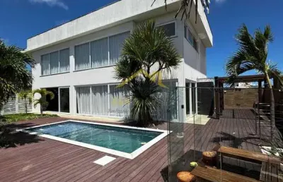 Alphaville litoral norte 3 - alphaville litoral norte 3 casa em condomínio 4 suítes