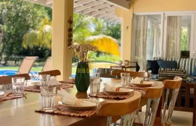 Quintas de sauípe laguna - costa de sauípe quintas casa porteira fechada 4 suítes  1.850 mil