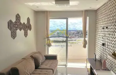 Apartamento colina de piatã 69m² porteira fechada vista livre