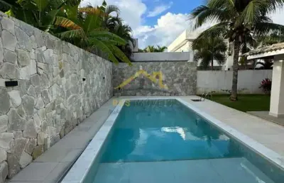 Buscaville - casa busca vida à venda condomínio buscaville 4 suítes piscina