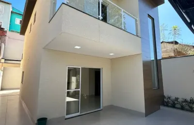 Linda casa no portal dos ipês em cajamar, sobrado com 3 dormitórios