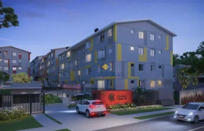 Apartamento com 2 dormitórios à venda, 48 m² por r$ 340.469,00 - santa cândida - curitiba/pr