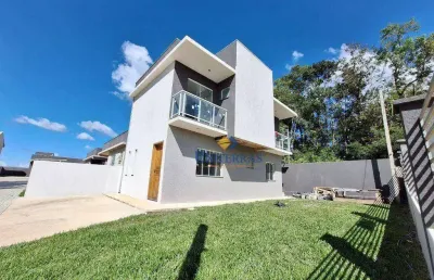 Sobrado com 3 dormitórios à venda, 93 m² por r$ 449.000,00 - parque do embu - colombo/pr
