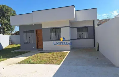 Casa com 3 dormitórios à venda, 57 m² por r$ 350.000,00 - parque do embu - colombo/pr