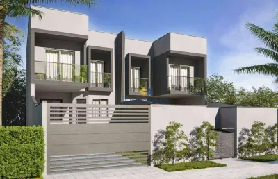 Sobrado com 3 dormitórios à venda, 124 m² por r$ 650.000,00 - guaraituba - colombo/pr