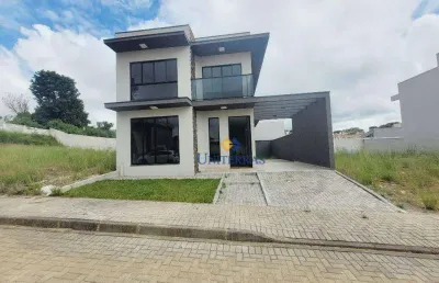 Sobrado com 3 dormitórios à venda, 107 m² por r$ 650.000,00 - jardim guarujá - colombo/pr
