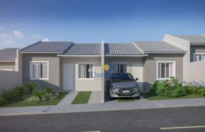Casa com 2 dormitórios à venda, 42 m² por r$ 243.989,00 - estados - fazenda rio grande/pr