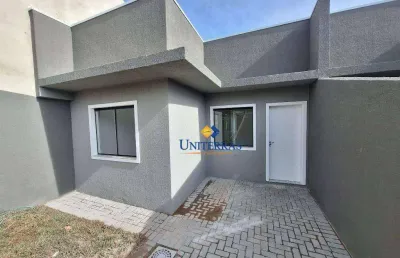Casa com 3 dormitórios à venda, 62 m² por r$ 384.900,00 - canguiri - colombo/pr
