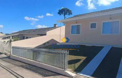 Casa com 3 dormitórios à venda, 50 m² por r$ 280.000,00 - parque do embu - colombo/pr