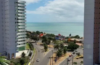 Espetacular cobertura duplex com vista mar e piscina aquecida no coração de ponta negra!