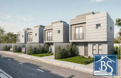 Sobrado com 3 dormitórios à venda, 75 m² por r$ 413.900,00 - guaraituba - colombo/pr