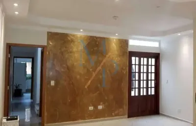 Linda casa com churrasqueira e 3 quartos - ótima localização, próximo a av. andromêda e  com fácil acesso a mercados e outros comércios