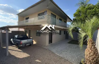 Sobrado à venda em piraquara, jardim bela vista, com 6 quartos, 150m²