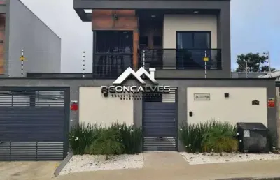 Sobrado à venda em piraquara, vila ipanema, com 3 quartos, 105m²