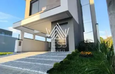 Casa em condomínio fechado com 3 quartos à venda na rua irma schreiner maran, 504, santa cândida, curitiba por r$ 1.299.000