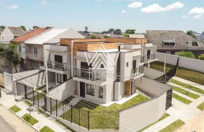 Casa em condomínio fechado com 3 quartos à venda na rua juarez antônio bittencourt, 20, atuba, curitiba por r$ 680.000