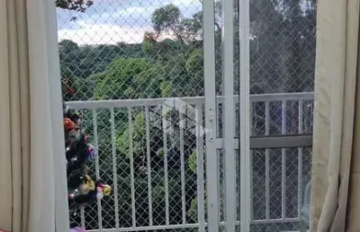 Apartamento 45 metros, 2 dormitórios, 1 banheiro, cozinha sala, varanda, 1 vaga de garagem.