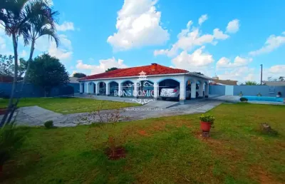 Casa terréa no condomío haras bela vista vargem grande paulista com 4 dorms em terreno de 1.200 m2