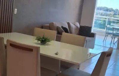 Apartamento mobiliado com 3 dormitórios  e 2 suítes no catú lake - loteamento novo aquiraz - aquiraz/ce