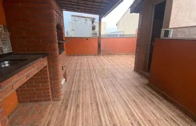 Cobertura com 2 dormitórios à venda, 76 m² por r$ 370.000,01 - parque das nações - santo andré/sp