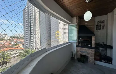 Apartamento com varanda gourmet para venda na jaboticabeira