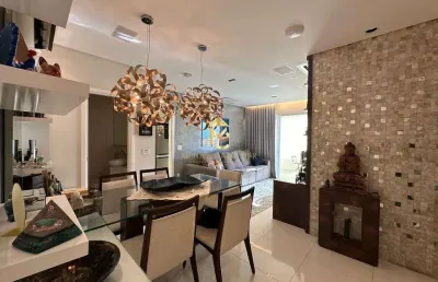 Apartamento com sacada gourmet e 3 suítes à venda em taubaté.