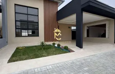 Casa térrea á venda em condomínio 3 suítes, taubaté