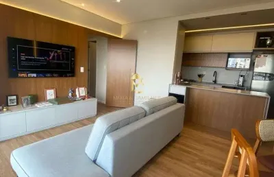 Apartamento com sol da manhã, varanda gourmet à venda em taubaté.