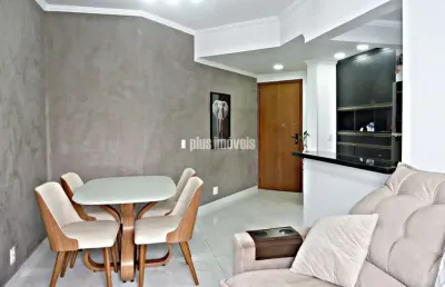 Apto impecável com 46,0m² 1 dormitório com garagem, ótimo lazer