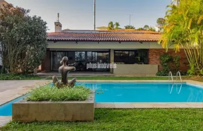 Jardim guedala 910,0m² área de terreno, 523,0m² ac - 4 dorms, 2 suítes, 1 suíte americana , piscina