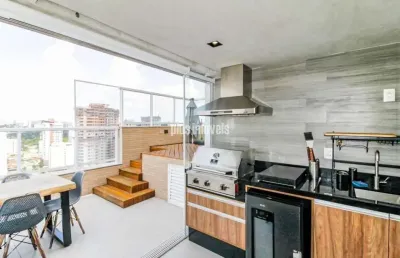 Cobertura duplex 4 quartos 2 suites 3 vagas no brooklin!!!!