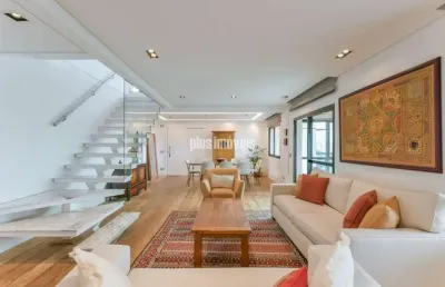 Villaggio panamby -  cobertura com linda com vista panorâmica - 369,91m² 4 suítes, 4 gar.