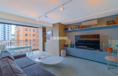 Cobertura duplex  nova, decorada no jardim guedala, com linda vista com dois terraços