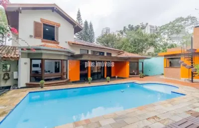Entre ciadade jardim e  real parque 525,0m²au  4 dorms, 2 suítes, 4 gar -piscina churrasqueira