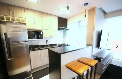 Apartamento semimobiliado à venda, chácara sto. antonio, 51 m², 2 dorms. (1 suíte), ar condicionado
