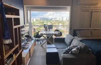 Apartamento novo, 1 suíte c/varanda, mobiliado, vista livre
