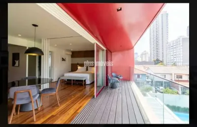 Apartamento para alugar com 100m², 1 quarto e 2 vagas mobiliado