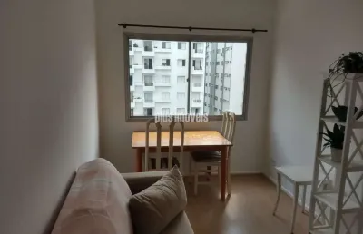 Locação 1 dormitório 1 vaga - 40m² - moema passaros!!! - mobiliado