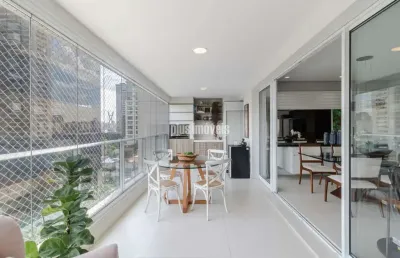 Lindo apartamento de bom gosto, reformado no brooklin com muito lazer