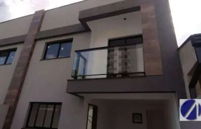 Sobrado com 3 dormitórios à venda, 97 m² por r$ 648.000,00 - jardim cláudia - pinhais/pr