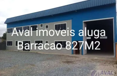Barracão para alugar, 827 m² por r$ 15.780,82/mês - centro - pinhais/pr