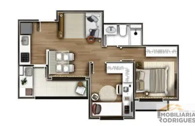Apartamento com 2 quartos à venda no Residencial Ana Célia, São José do Rio Preto 