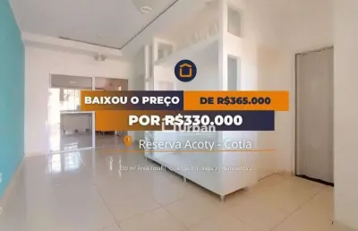 Casa com 3 dormitórios à venda, 60 m² por r$ 330.000,00 - reserva acoty - cotia/sp