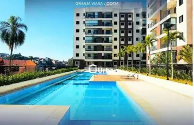 Apartamento com 2 dormitórios, 55 m² - venda por r$ 630.000,00 ou aluguel por r$ 4.300,00/mês - granja viana - cotia/sp
