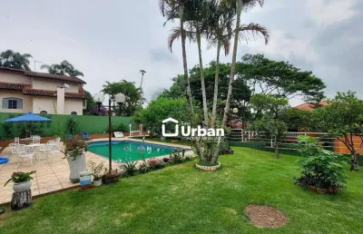 Casa com 3 dormitórios para alugar, 370 m² por r$ 10.000,00/mês - parque são paulo - cotia/sp