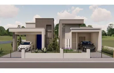 Casa com 2 quartos à venda na Rua Evaristo Pasqualini, Centro, Rodeio