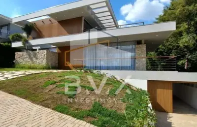 Casa de luxo em condomínio: 5 quartos, 5 suítes, 3 salas, 6 banheiros, 4 vagas, 704m² no parque reserva fazenda imperial, sorocaba-sp.