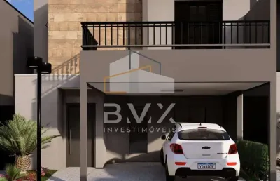 Casa em condomínio à venda em sorocaba-sp no jardim vera cruz - 3 quartos, 1 suíte master com closet, espaço gourmet, 2 vagas de garagem! 119 m²